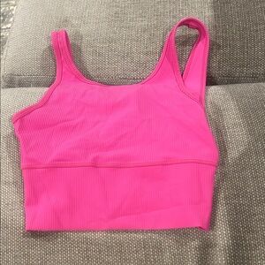 lululemon athletica Sonic Pink Power Rivot Ribbed Tank Top